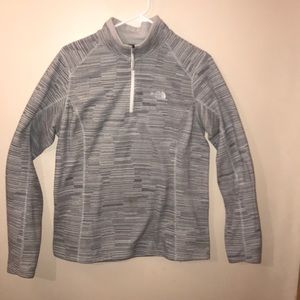 Gray north face sweater